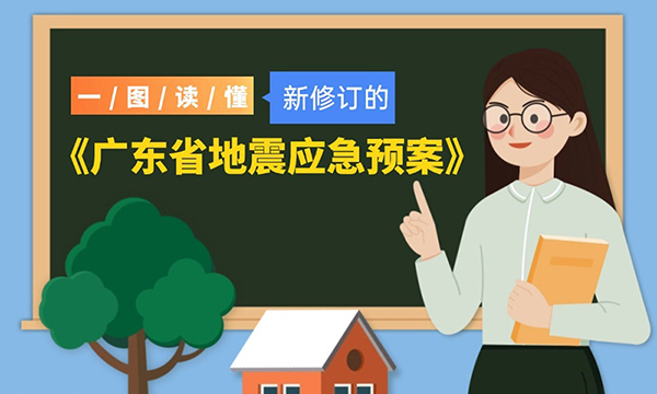 一圖讀懂新修訂的《廣東省地震應急預案》